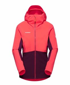 Ona mmtsklep Kurtki I Kamizelki | Kurtka Aenergy Pro So Hooded Jacket Women Sunset-Grape