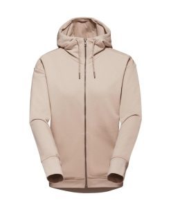 Ona mmtsklep Polary I Bluzy | Bluza Mammut Ml Hooded Jacket Women Savannah