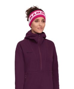 On mmtsklep Czapki Zimowe I Opaski | Opaska Peaks Headband Pink-White