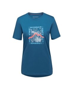 Ona mmtsklep Koszulki I Koszule | Koszulka Mammut Core T-Shirt Women Box Deep Ice