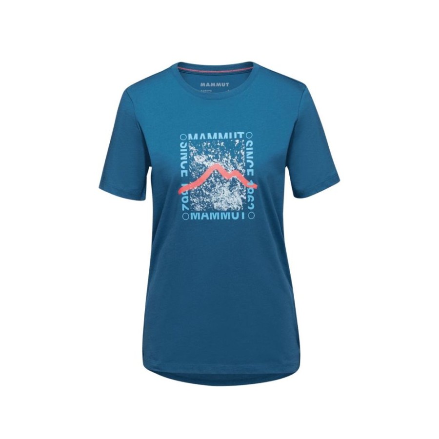 Ona mmtsklep Koszulki I Koszule | Koszulka Mammut Core T-Shirt Women Box Deep Ice