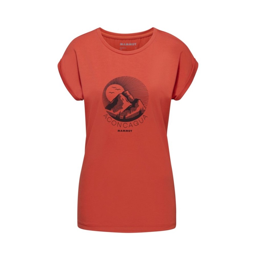 Ona mmtsklep Koszulki I Koszule | Koszulka Mountain T-Shirt Women Aconcagua Terracotta