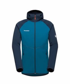 On mmtsklep Polary I Bluzy | Polar Aconcagua Ml Hooded Jacket Men Deep Ice-Marine