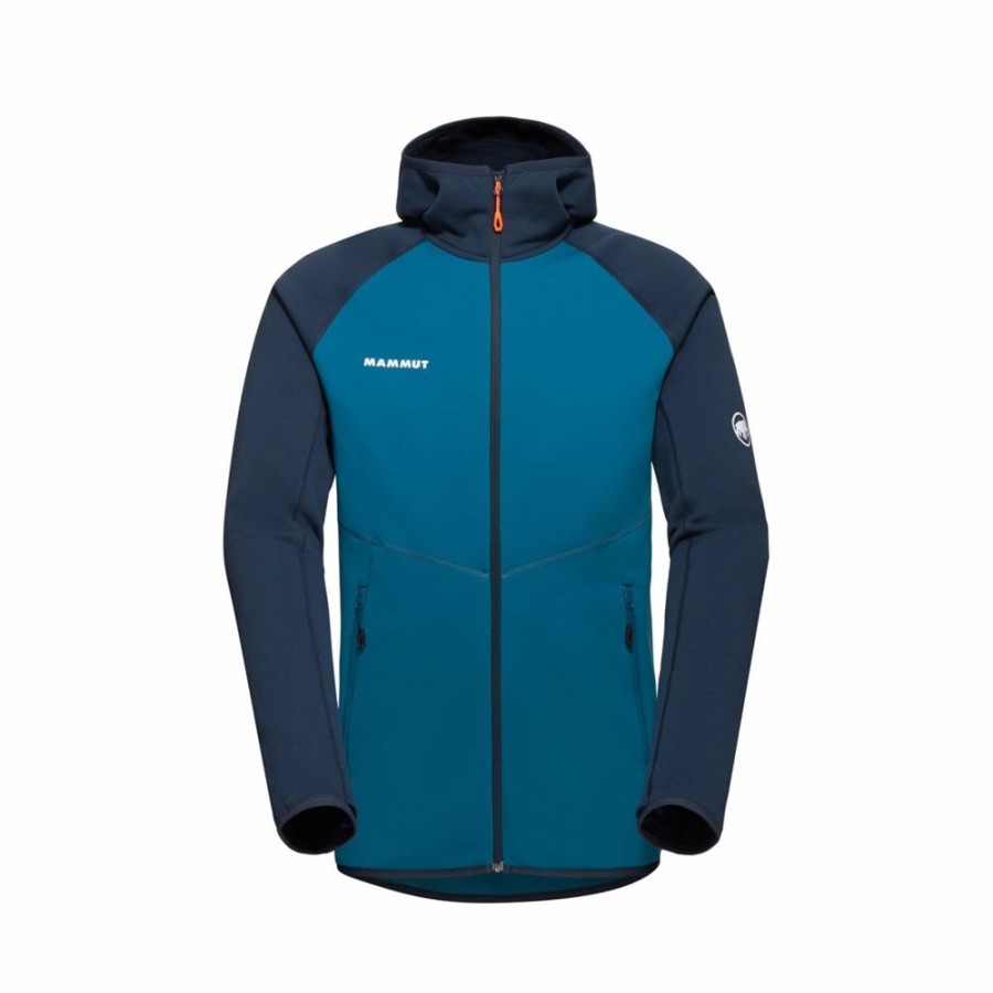 On mmtsklep Polary I Bluzy | Polar Aconcagua Ml Hooded Jacket Men Deep Ice-Marine