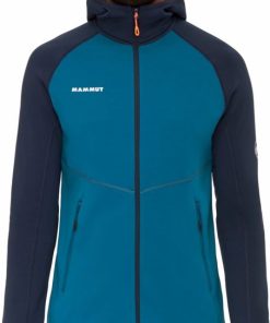 On mmtsklep Polary I Bluzy | Polar Aconcagua Ml Hooded Jacket Men Deep Ice-Marine