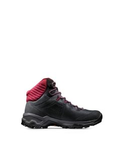 Ona mmtsklep Buty Trekkingowe | Buty Nova Iv Mid Gtx Women Black-Blood Red