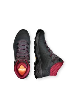 Ona mmtsklep Buty Trekkingowe | Buty Nova Iv Mid Gtx Women Black-Blood Red