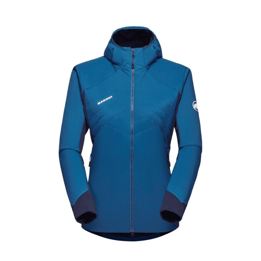 Ona mmtsklep Kurtki I Kamizelki | Kurtka Rime Light In Flex Hooded Jacket Women Deep Ice-Marine