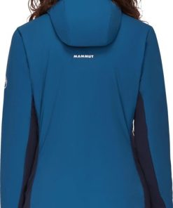 Ona mmtsklep Kurtki I Kamizelki | Kurtka Rime Light In Flex Hooded Jacket Women Deep Ice-Marine