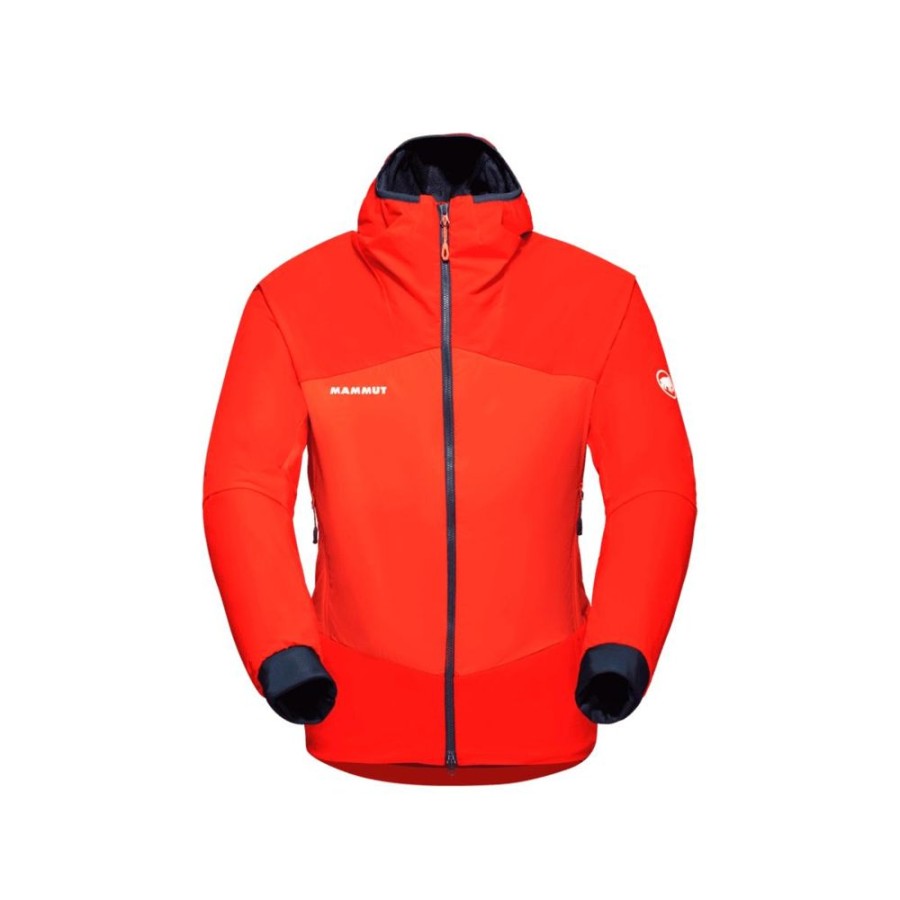 On mmtsklep Kurtki I Kamizelki | Taiss In Hybrid Hooded Jacket Men .M Hot Red-Marine