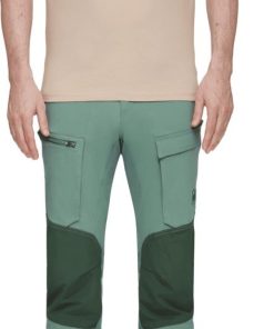 On mmtsklep Spodnie I Spodenki | Spodnie Zinal Hybrid Pants Men Dark Jade-Woods