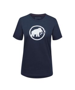 Ona mmtsklep Koszulki I Koszule | Koszulka Mammut Core T-Shirt Women Classic Marine