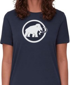 Ona mmtsklep Koszulki I Koszule | Koszulka Mammut Core T-Shirt Women Classic Marine