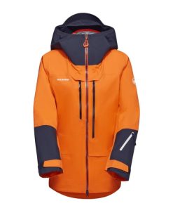 Ona mmtsklep Kurtki I Kamizelki | Kurtka Haldigrat Air Hs Hooded Jacket Women Tangerine-Marine