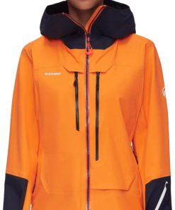 Ona mmtsklep Kurtki I Kamizelki | Kurtka Haldigrat Air Hs Hooded Jacket Women Tangerine-Marine