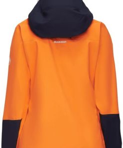 Ona mmtsklep Kurtki I Kamizelki | Kurtka Haldigrat Air Hs Hooded Jacket Women Tangerine-Marine