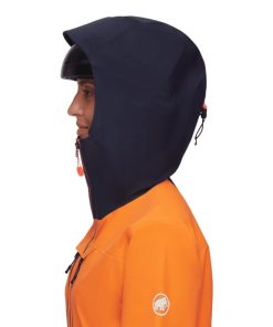 Ona mmtsklep Kurtki I Kamizelki | Kurtka Haldigrat Air Hs Hooded Jacket Women Tangerine-Marine