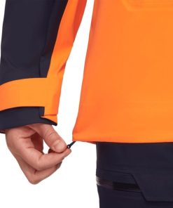 Ona mmtsklep Kurtki I Kamizelki | Kurtka Haldigrat Air Hs Hooded Jacket Women Tangerine-Marine