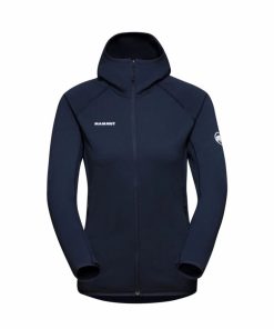 Ona mmtsklep Polary I Bluzy | Polar Aconcagua Ml Hooded Jacket Women Marine