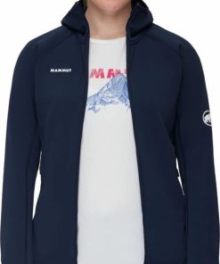 Ona mmtsklep Polary I Bluzy | Polar Aconcagua Ml Hooded Jacket Women Marine