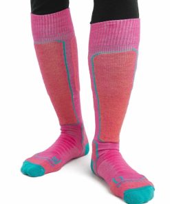 Ona mmtsklep Skarpety | W Ski+ Medium Otc Tmp/Flxgrn/Eart, Small Pink