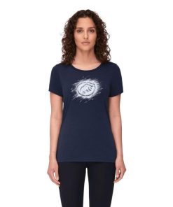 Ona mmtsklep Koszulki I Koszule | Koszulka Alnasca T-Shirt Women Graphic Marine Melange