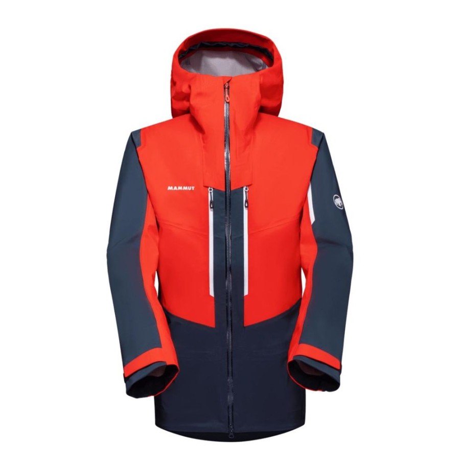 On mmtsklep Kurtki I Kamizelki | Haldigrat Hs Hooded Jacket Men .M Marine-Hot Red