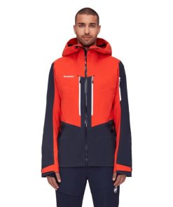 On mmtsklep Kurtki I Kamizelki | Haldigrat Hs Hooded Jacket Men .M Marine-Hot Red