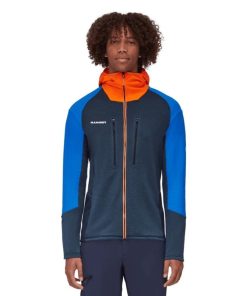 On mmtsklep Polary I Bluzy | Bluza Eiswand Advanced Ml Hooded Jacket Men Night-Azurit