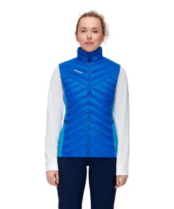 Ona mmtsklep Kurtki I Kamizelki | Kamizelka Albula In Hybrid Vest Women Ice-Gentian