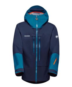 On mmtsklep Kurtki I Kamizelki | Kurtka Haldigrat Air Hs Hooded Jacket Men Marine-Deep Ice