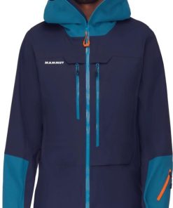 On mmtsklep Kurtki I Kamizelki | Kurtka Haldigrat Air Hs Hooded Jacket Men Marine-Deep Ice