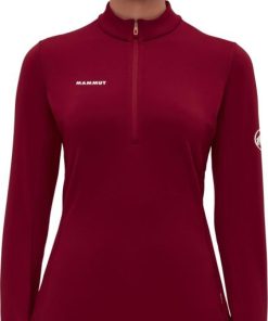 Ona mmtsklep Polary I Bluzy | Aenergy Ml Half Zip Pull Women Blood Red