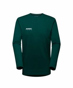 On mmtsklep Polary I Bluzy | Bluza Mammut Longsleeve Men Dark Teal