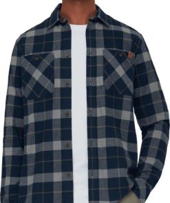 On mmtsklep Koszulki I Koszule | Koszula Alvra Longsleeve Shirt Men Marine-Titanium