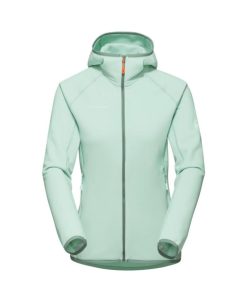 Ona mmtsklep Polary I Bluzy | Polar Aconcagua Ml Hooded Jacket Women Neo Mint