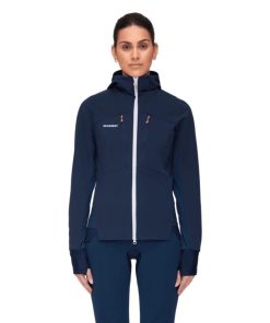 Ona mmtsklep Kurtki I Kamizelki | Kurtka 160 Yearsaenergy So Hybrid Hooded Jacket Women Marine