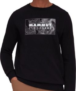 On mmtsklep Polary I Bluzy | Bluza Mammut Core Ml Crew Neck Men 1862 Black