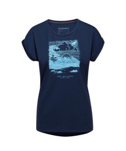 Ona mmtsklep Koszulki I Koszule | Koszulka Mountain T-Shirt Women Fujiyama Marine