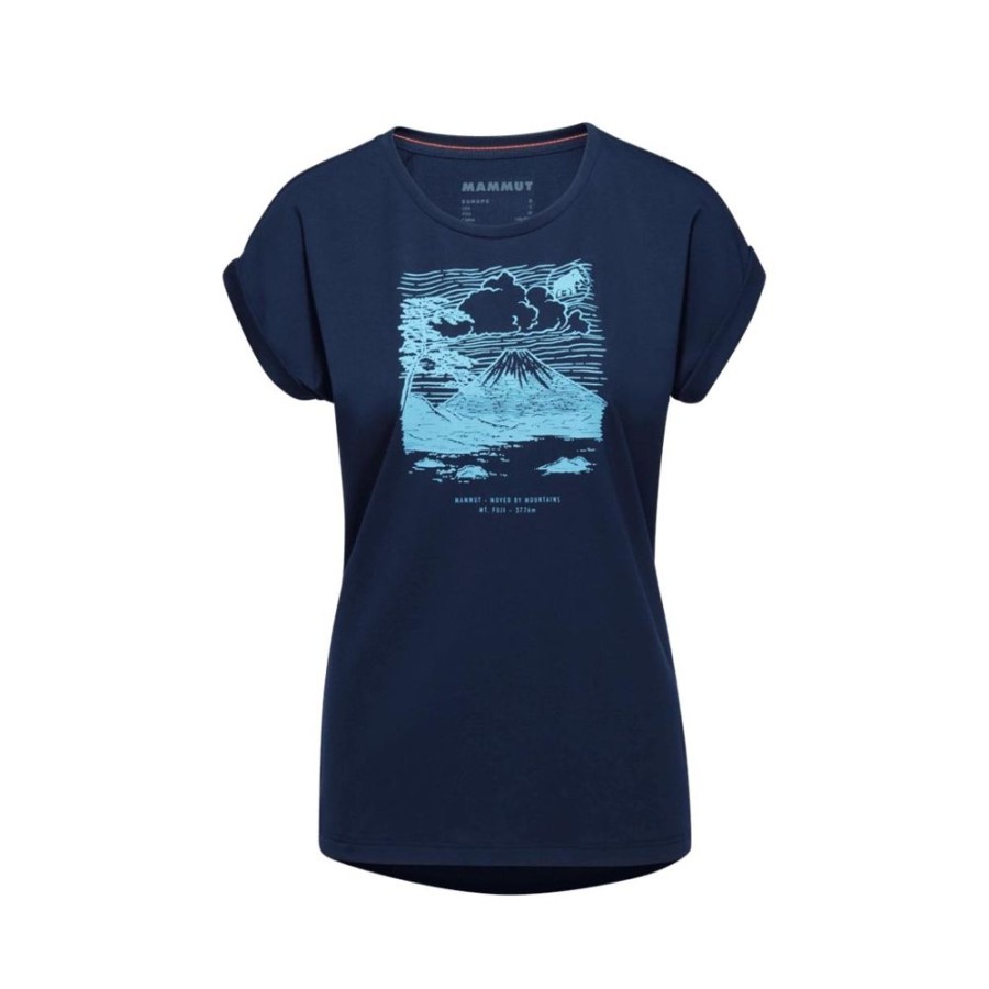 Ona mmtsklep Koszulki I Koszule | Koszulka Mountain T-Shirt Women Fujiyama Marine