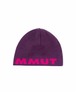 On mmtsklep Czapki Zimowe I Opaski | Czapka Mammut Logo Beanie Grape-Pink