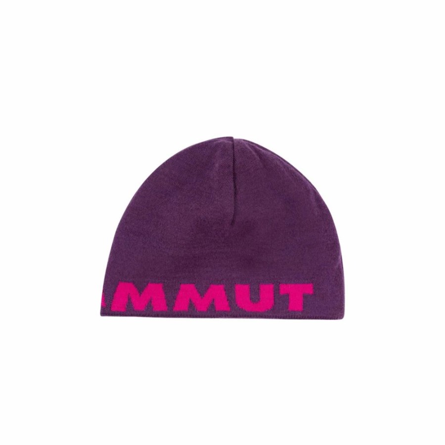 On mmtsklep Czapki Zimowe I Opaski | Czapka Mammut Logo Beanie Grape-Pink