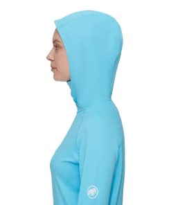 Ona mmtsklep Koszulki I Koszule | Koszulka Selun Fl Sun Hoody Women Cool Blue