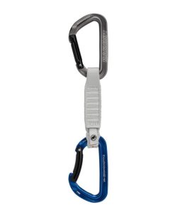 Sprzet mmtsklep Karabinki I Ekspresy | Workhorse Keylock 12 Cm Quickdraw Straight Gate/Bent Gate Key Lock. .12 Cm Grey-Blue