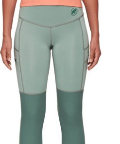 Ona mmtsklep Spodnie I Spodenki | Legginsy Zinal Hybrid Tights Women Jade-Dark Jade