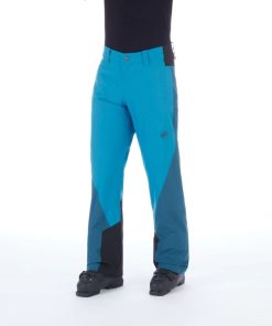 On mmtsklep Spodnie I Spodenki | Spodnei Casanna Hs Thermo Pants Men Sapphire-Wing Teal-Black