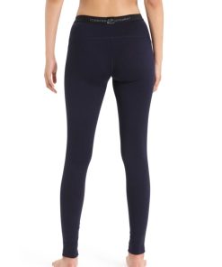 Ona mmtsklep Bielizna Termoaktywna | Legginsy Damskie Merino 200 Oasis Midnight Navy-423