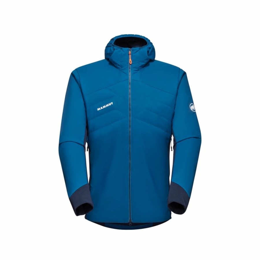 On mmtsklep Kurtki I Kamizelki | Kurtka Rime Light In Flex Hooded Jacket Men Deep Ice-Marine