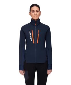 Ona mmtsklep Kurtki I Kamizelki | Kurtka Aenergy In Hybrid Jacket Women Marine-Vibrant Orange