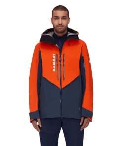 On mmtsklep Kurtki I Kamizelki | La Liste Hs Hooded Jacket Men .M Marine-Hot Red